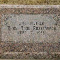 Mary Anne ROSSENBACH