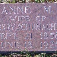 Annie M SCHUMACHER